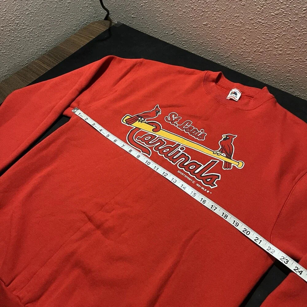 Vintage St Louis Cardinals Sweatshirt 1980s MLB World Series Champion Pullover